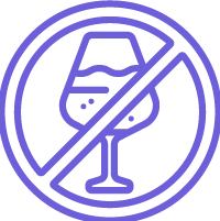 No alcohol icon