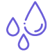 Water droplets icon