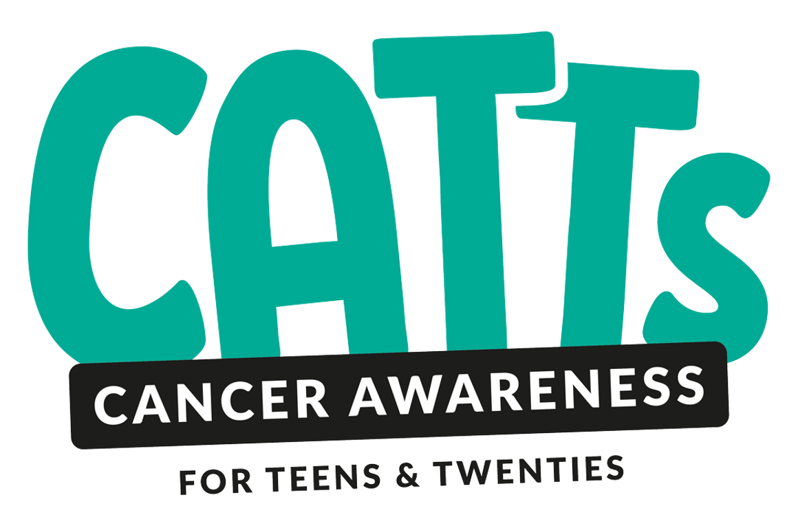 CATTS logo which says cancer awareness for teens and twenties