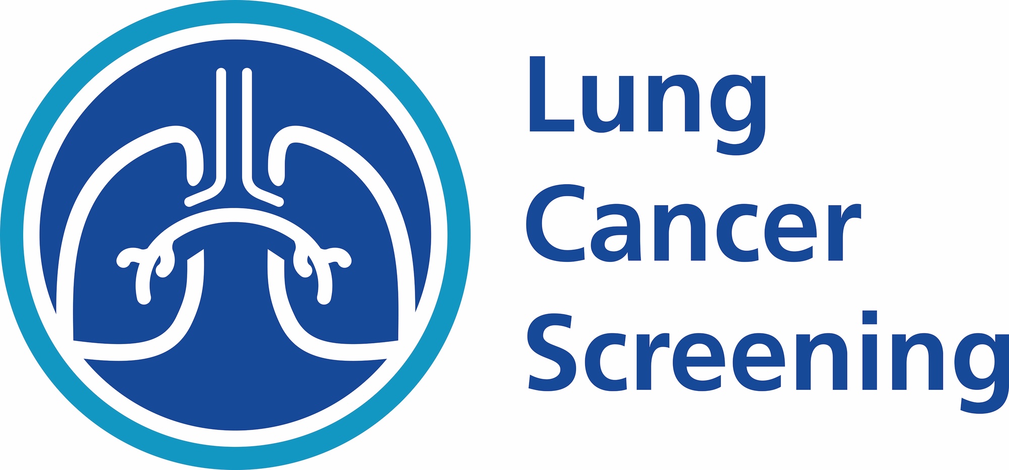 Next to an icon of a pair of lungs are the words Lung Cancer Screening