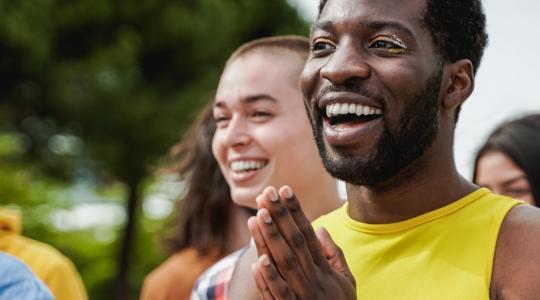 People smiling