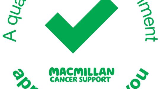 The Macmillan Cancer Support Quality Environment logo